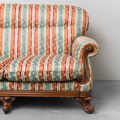 Letto con ripiano senza materasso in legno massello marrone 180x200cm