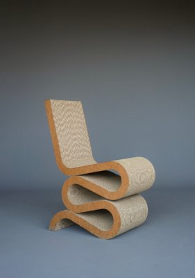 Easy Edges Wiggle Sidechair by Frank Gehry for Vitra, 1990s for