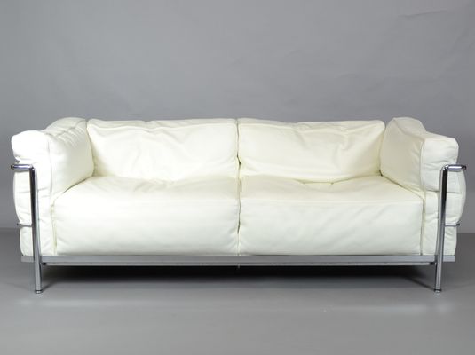 Divano LC3 vintage di Le Corbusier, Perriand e Jeanneret per Cassina ... Divano LC3 vintage di Le Corbusier, Perriand e Jeanneret per Cassina ...