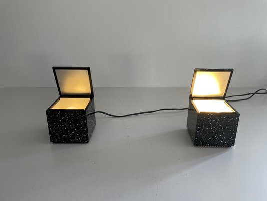 Cuboluce Table Lamps attributed to Opi Milano for Cini & Nils