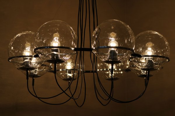 Large Dutch Saturnus Chandelier By Raak Amsterdam For Raak 1960 - 