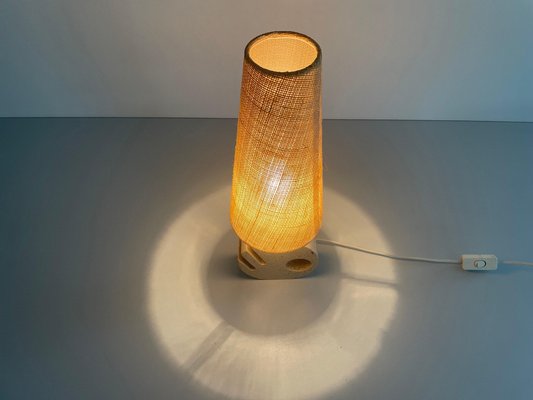 Travertine Table Lamp attributed to Fratelli Mannelli and Luigi