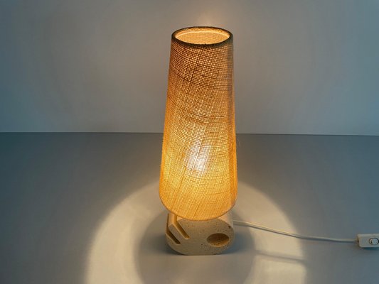 Travertine Table Lamp attributed to Fratelli Mannelli and Luigi