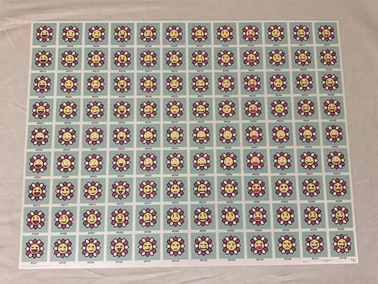 Takashi Murakami, 108 Earthly Temptations, 2022, Silkscreen for
