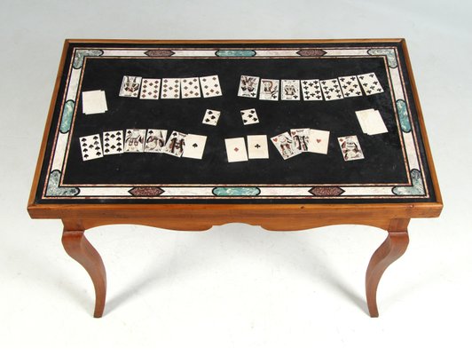 Scagliola Game Table, 18th-19th Century for sale at Pamono