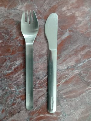 Lufthansa Cutlery by Wolf Karnagel, 1980s, Set of 18 for sale at