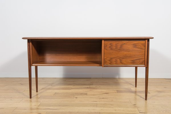 Mid-Century Teak Model Desk by Goran Strand for Lelangs