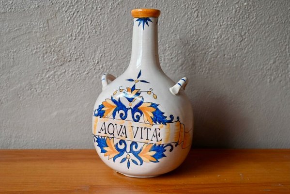 Aqua Vit Steingut-Flasche im antiken Stil bei Pamono kaufen