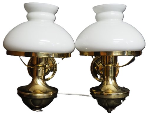 Lampadaire Ou Applique Murale Vintage 'DA' – Style Ancien à Huile – À Nettoyer – Italie