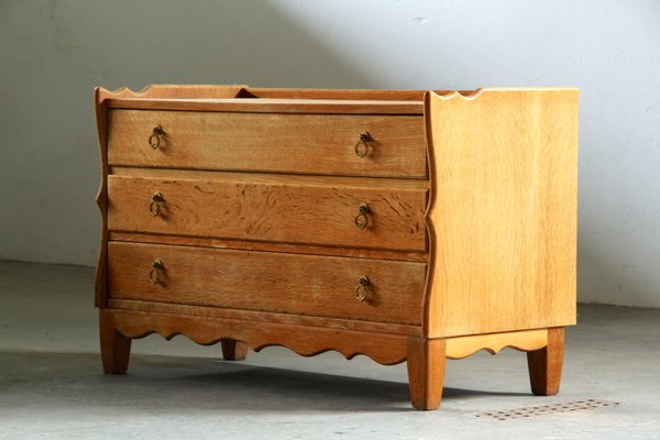 vintage oak dresser Antique Serpentine Front Chest Does your bedroom feel disorganized with clothes piled on chairs Vintage Danish Oak Dresser by