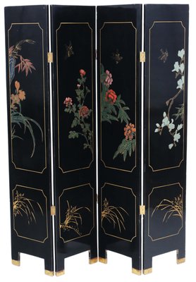 dressing screen vintage Antique French Vintage Art Nouveau Green Painted