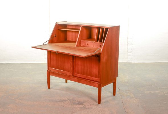 Moederland Moeras bloeden Danish Teak Secretaire by H.W. Klein for Bramin, 1960s for sale at Pamono