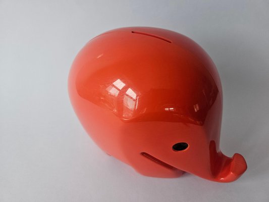 Luigi Colani Drumbo Green Elephant Money Bank for Dresdner Bank, années 1970 - E
