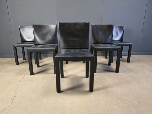Arcadia Dining Chairs by Paolo Piva for B&B Italia, 1980s, Set of