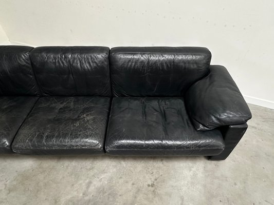 Canapé En Similicuir Noir - État Comme Neuf, Prix Attractif 250€