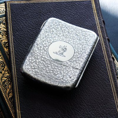 victorian cigarette case Antique Victorian Silver Cigarette Case with Opening Mechanism, Birmingham,  United Kingdom, 1886 for sale at Pamono