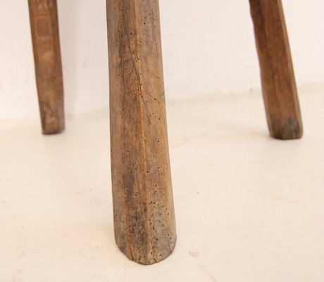 Souche De Bois Décorative Sur Pied En Grès Vernis - Sculpture D'art Pour Intérieur/extérieur