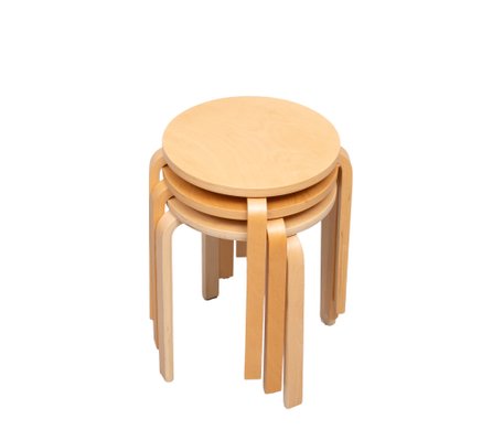 Frosta Stools from Ikea, 1980s, Set of 3 for sale at Pamono