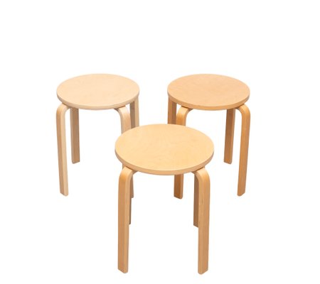 Frosta Stools from Ikea, 1980s, Set of 3 for sale at Pamono