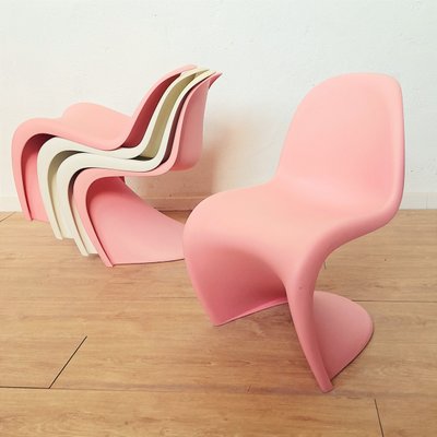 Pink Junior Chair by Verner Panton for Vitra, 2000s for sale at Pamono