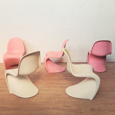 Pink Junior Chair by Verner Panton for Vitra, 2000s for sale at Pamono