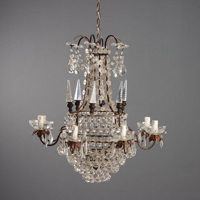 Lustres Anciens En Bronze - Occasion - Style Antique, Couleur Jaune - Pour Décoration Vintage