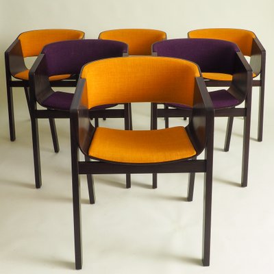 Merano Armchairs by Alex Gufler for Ton, 1990s, Set of 6 for sale