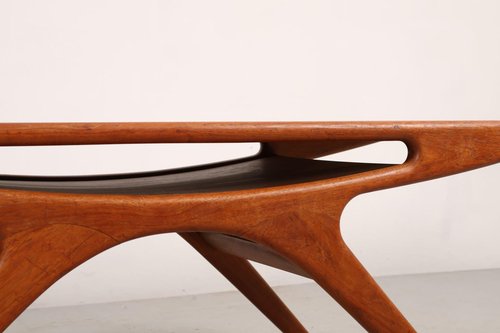 Smile Coffee Table in Teak by Johannes Andersen, Denmark, 1960s