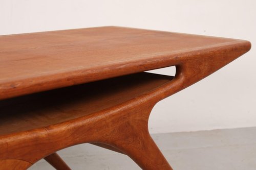 Smile Coffee Table in Teak by Johannes Andersen, Denmark, 1960s