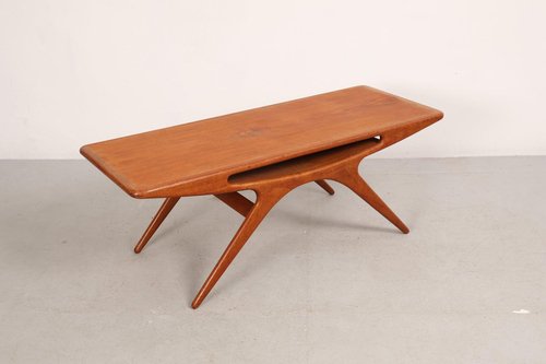 Smile Coffee Table in Teak by Johannes Andersen, Denmark, 1960s