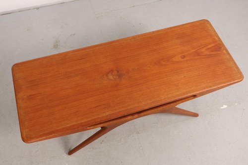 Smile Coffee Table in Teak by Johannes Andersen, Denmark, 1960s