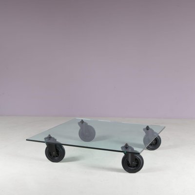 Tavolo con Ruote / Table with Wheels by Gae Aulenti for Fontana