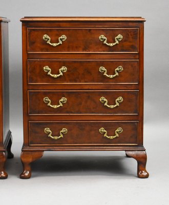 Walnut Bedside Chests, 1960s, Set of 2 for sale at Pamono