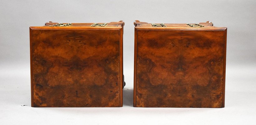 Walnut Bedside Chests, 1960s, Set of 2 for sale at Pamono