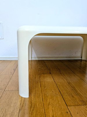 White Demetrio 70 Coffee Table by Vico Magistretti for Artemide