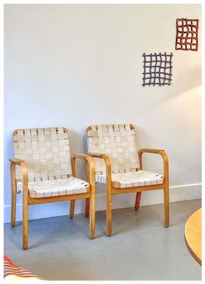 Model 45 Armchair by Alvar Aalto for Artek, Finland, 1970s for