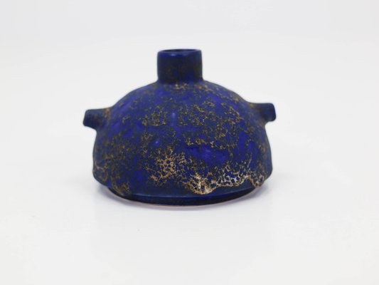 Vintage Klein Blue Ceramic Vase, 1960