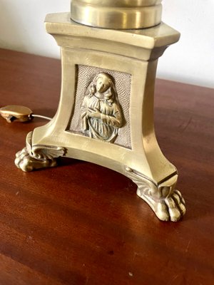Lampe De Bureau Vintage LED_Sone, Style Industriel, Laiton Brossé, 40cm - Lumière D'ambiance Garantie 3 Ans !