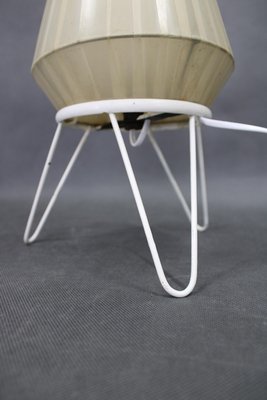 Jolie Lampe Rouge Vintage Boutons, Lampe De Table Années 60 Design Tchécoslovaque, Bon état