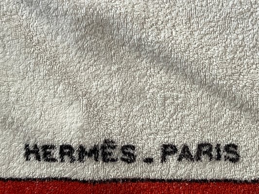 Serviette de plage Hermès Tigre à l'ananas - En vente sur France