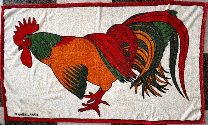 Serviette de plage Hermès Tigre à l'ananas - En vente sur France