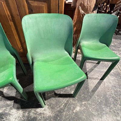 Selene Chairs by Vico Magistretti for Artemide, 1960s, Set of 4