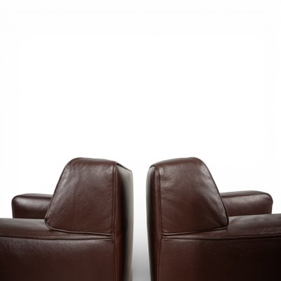 Apta Imprimatur Leather Armchairs by Antonio Citterio for B&B