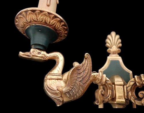 Duo De Plafonniers Ou Appliques Murales Lucien Gau - Vintage - Made In France