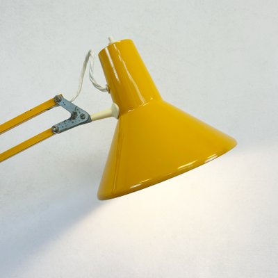 Lampe d'Architecte Jaune de HCF Denmark, 1970s en vente sur Pamono