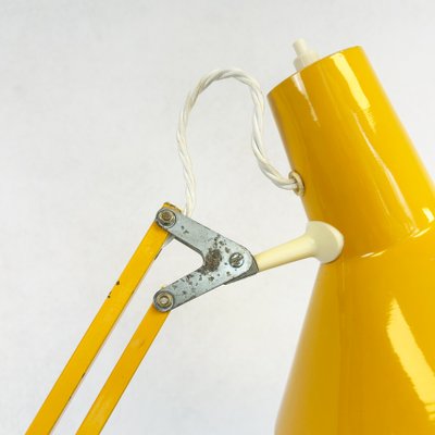 Lampe d'Architecte Jaune de HCF Denmark, 1970s en vente sur Pamono