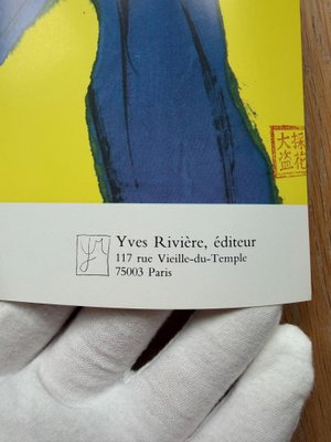 Walasse Ting, Blue Horse, Print for sale at Pamono