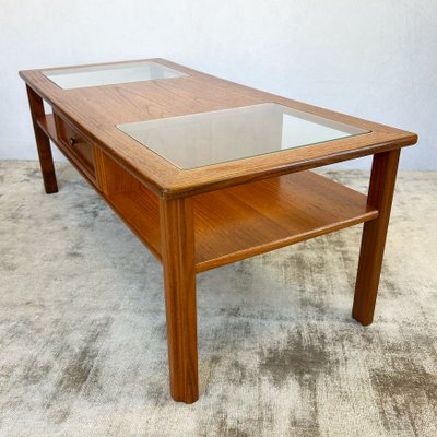Coffee Table with Glass Top from G-Plan, 1960s for sale at Pamono