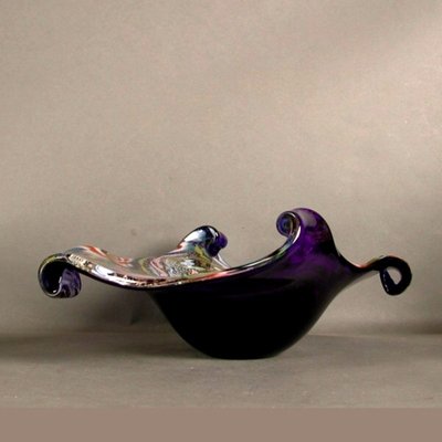 Large Murano Glass Bowl by Dino Martens for Fratelli Toso, 1950s