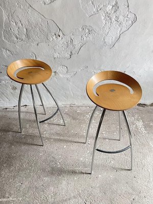 Lyra Bar Stools by Sigurdur Thorsteinsson for Magis, Italy, 1990s